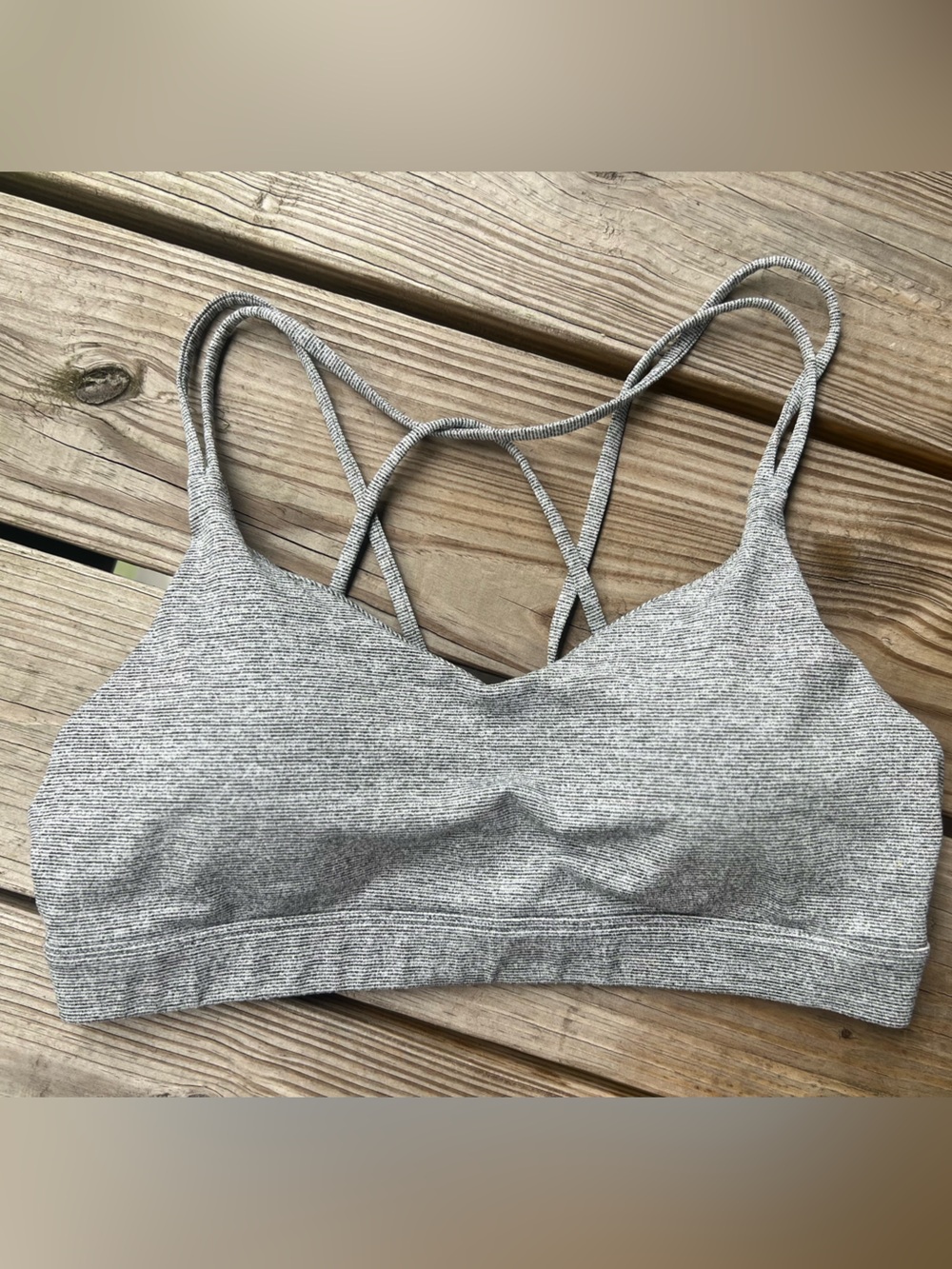 Old Navy Large Gray Women’s Padded Strappy Sports Bra